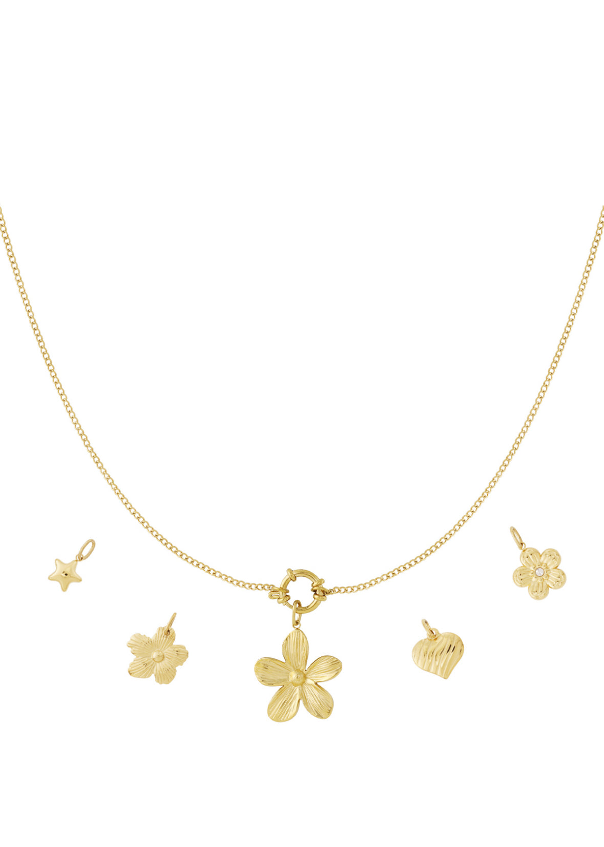 DIY bloemenketting