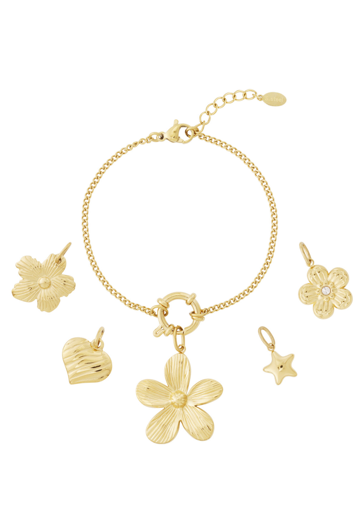 DIY armband met bloemen