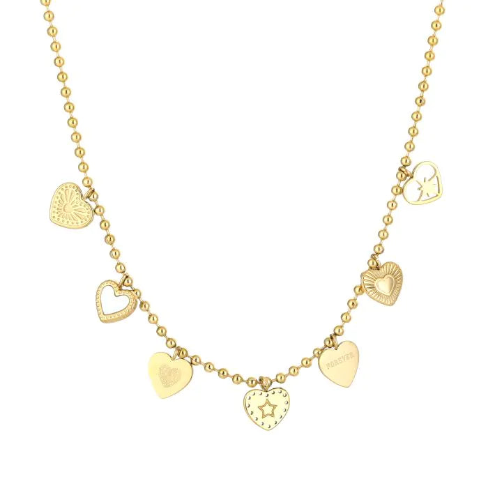Hartjes bedels ketting