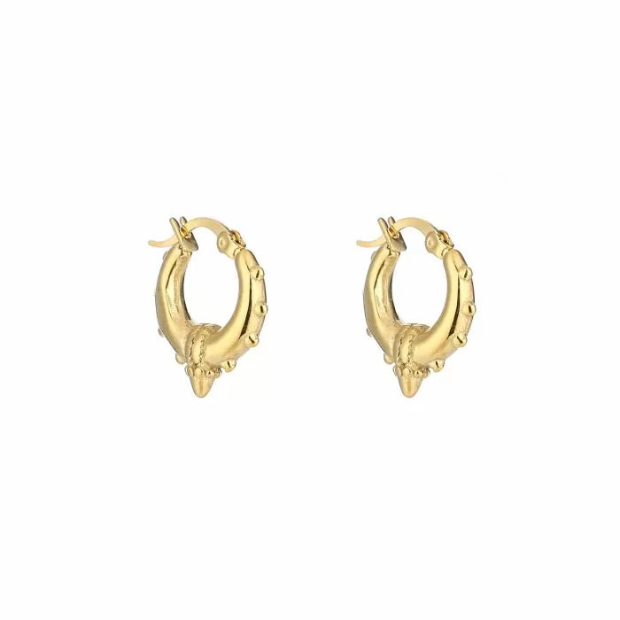 bali hoop statement oorbel klein