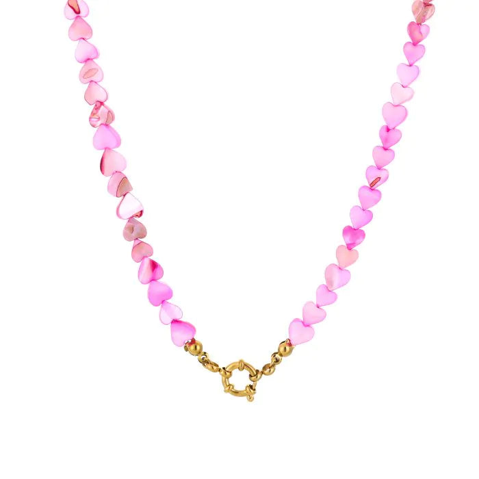 Zomer hartjes ketting