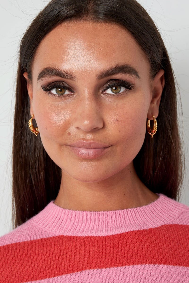 Oorbellen Saraswati Goud kleur Stainless Steel