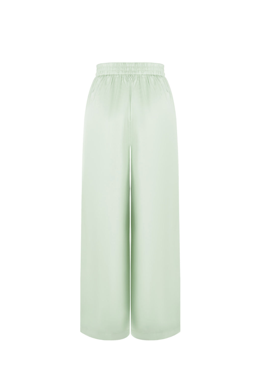 Geweven Polyestervezel Vrouwen Rechte Broeken Casual Effen Kleur