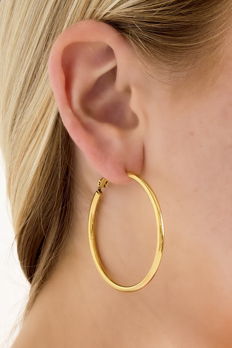 Basis Hoop earrings L