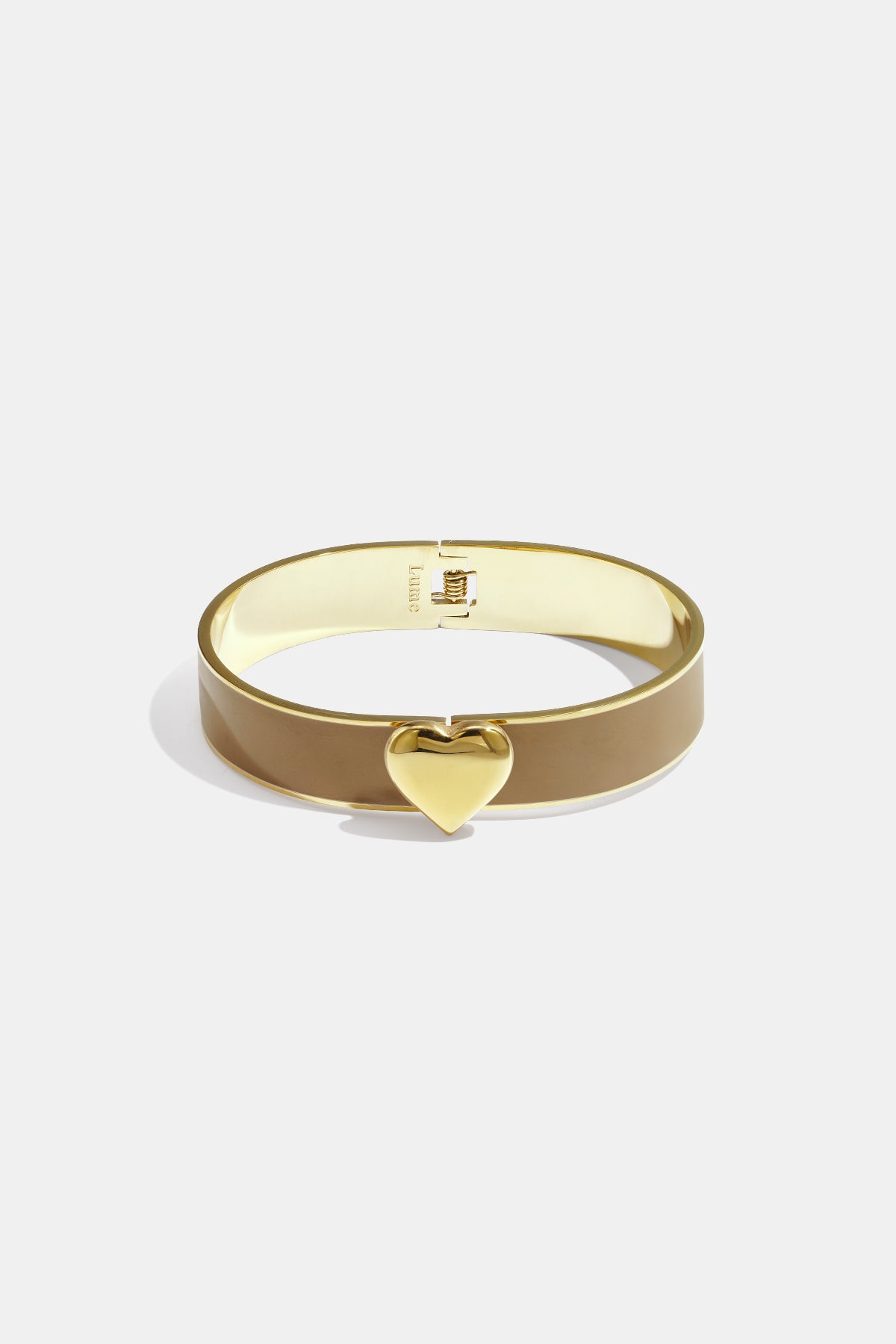 Kleurrijke hartvormige armbanden van roestvrij staal - 1,3 cm