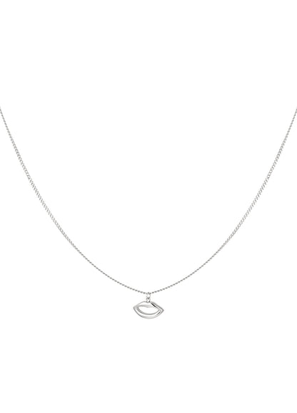 Simpele ketting met lippen bedel