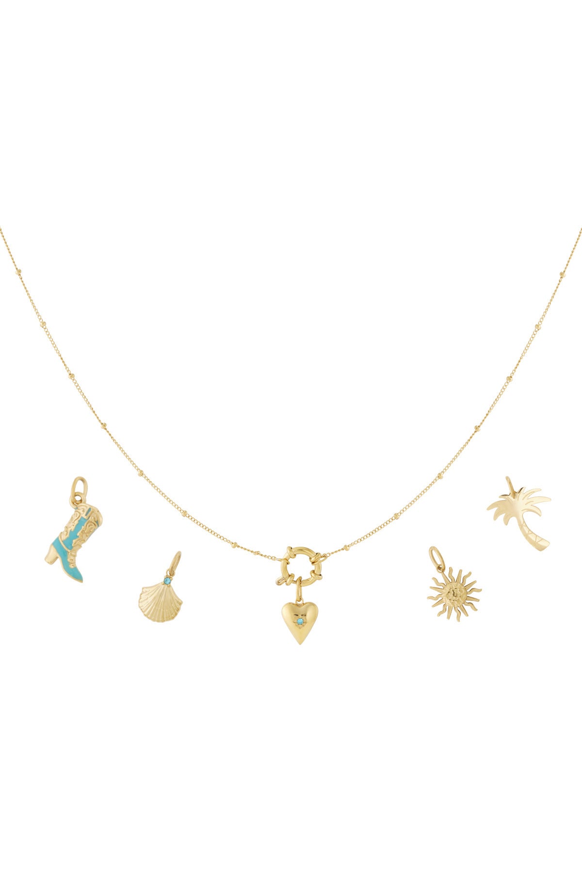 Hart met laars DIY ketting