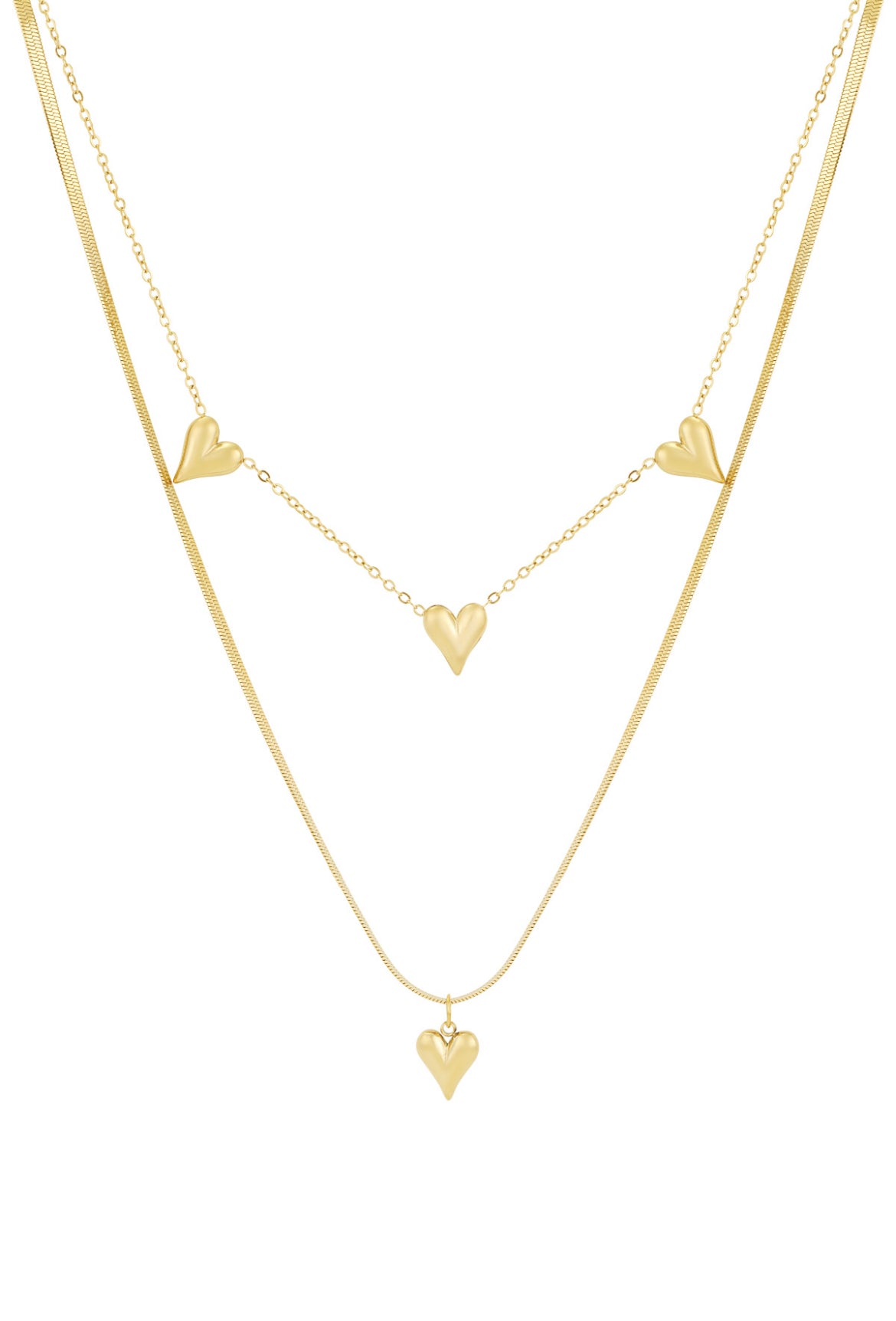 Heart to heart ketting