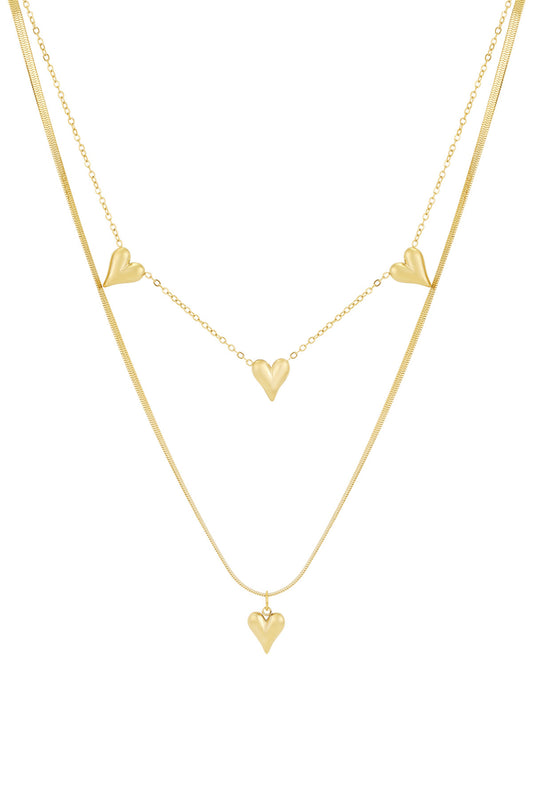 Heart to heart ketting