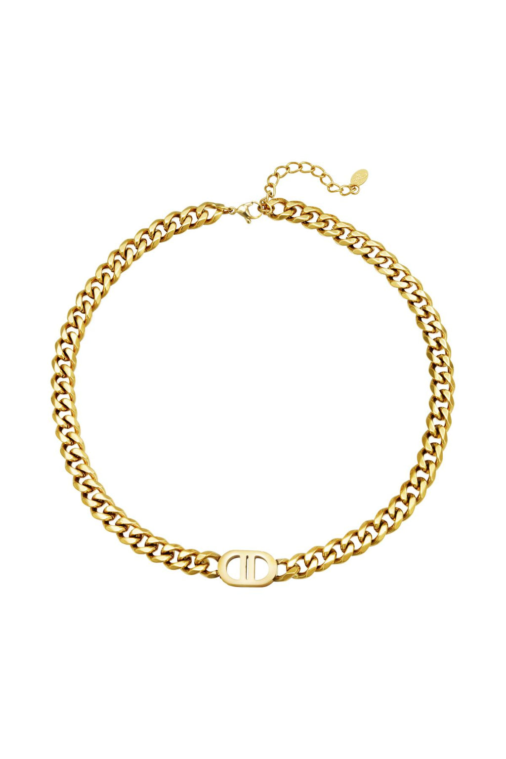 Ketting The Good Life Goud kleur Stainless Steel