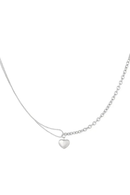 KETTING VERSCHILLENDE SCHAKELS MET HART