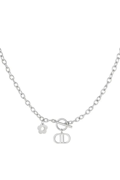 Schakelketting the good life met bloem