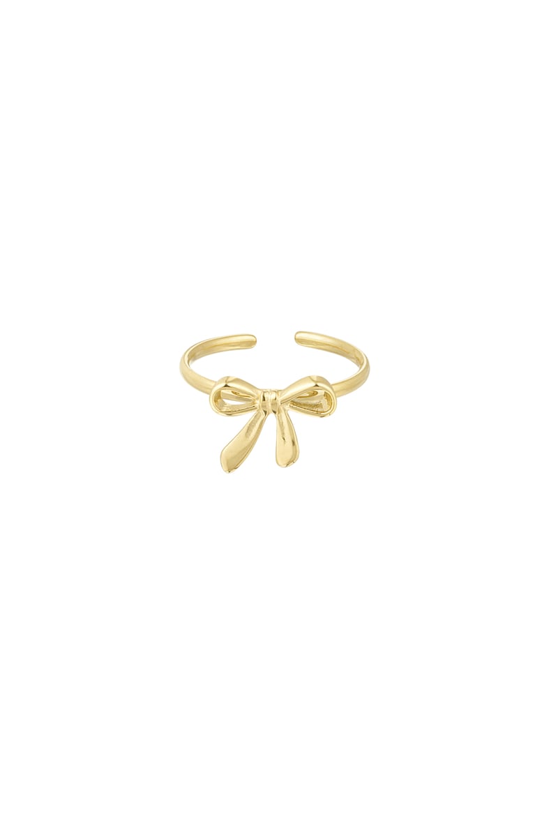 Ring strikjes droom -Goud kleur