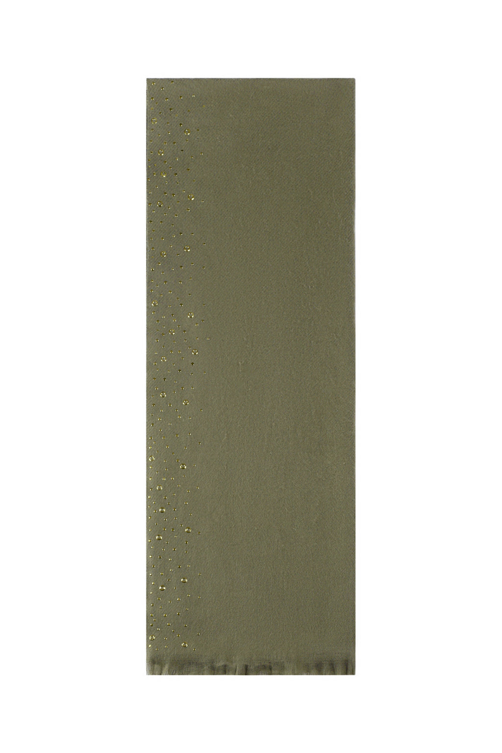 Wintersjaal met steentjes