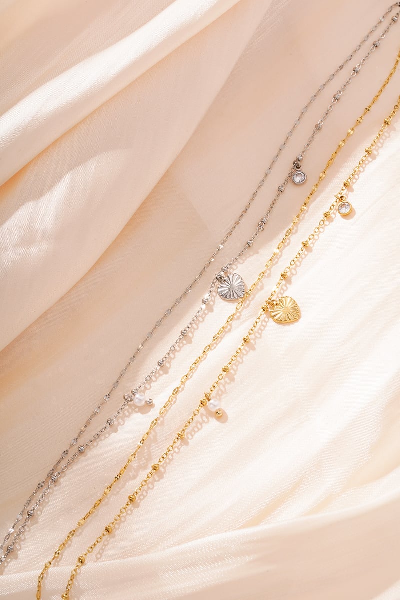 Love Love Love Armband - Zilverkleur