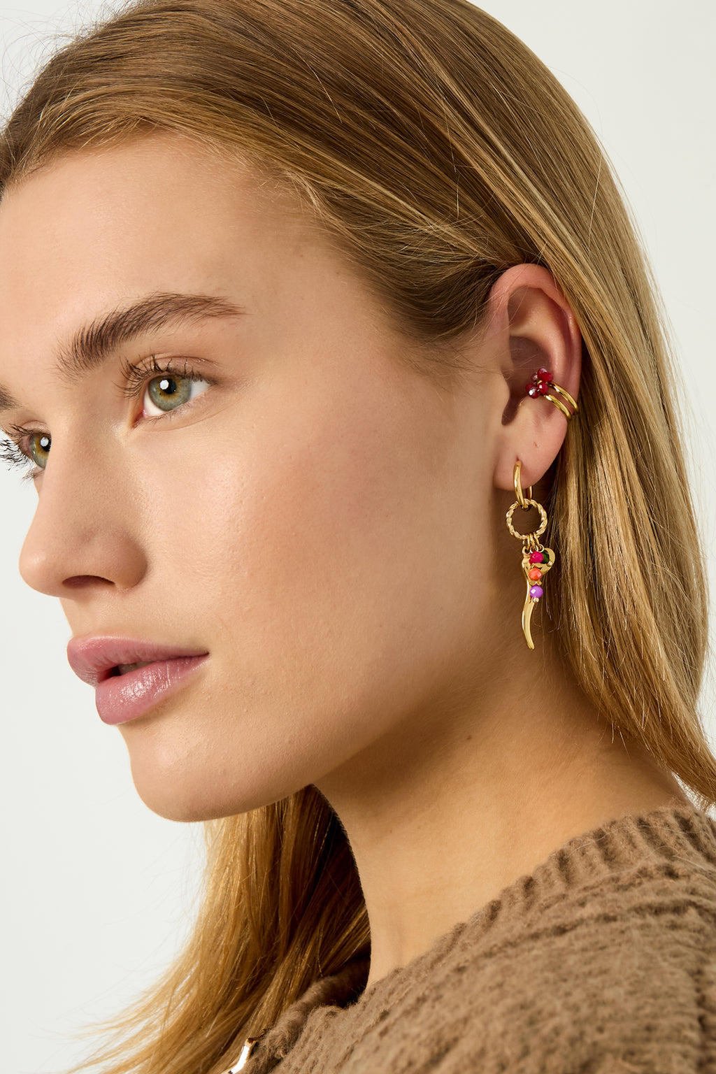 Oorbellen met druppelvorm, Chili, Casual, Dagelijks, Eenvoudig, Serie, Damessieraden