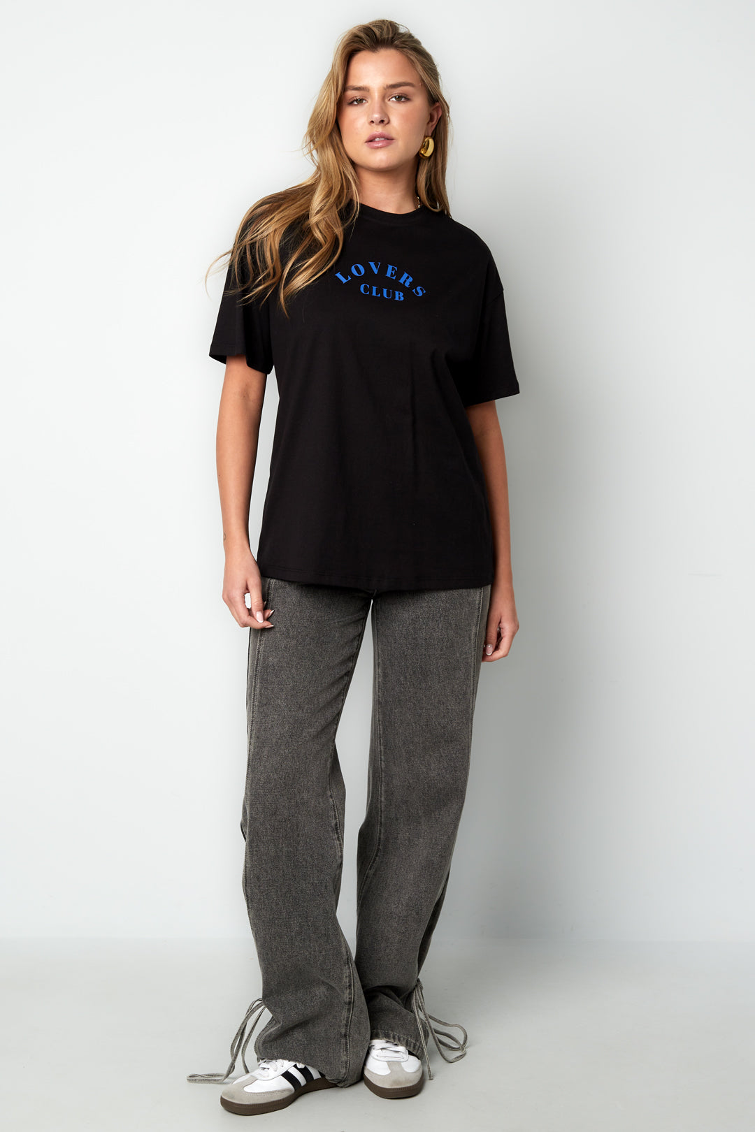 Cotton Vrouwen T-shirt Casual Letters