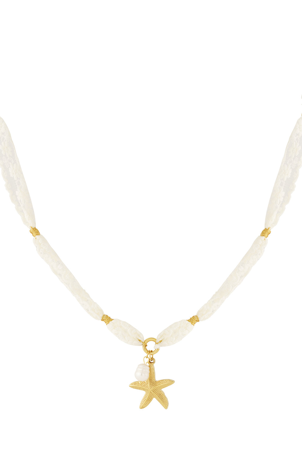 Zeester & Parel Ketting