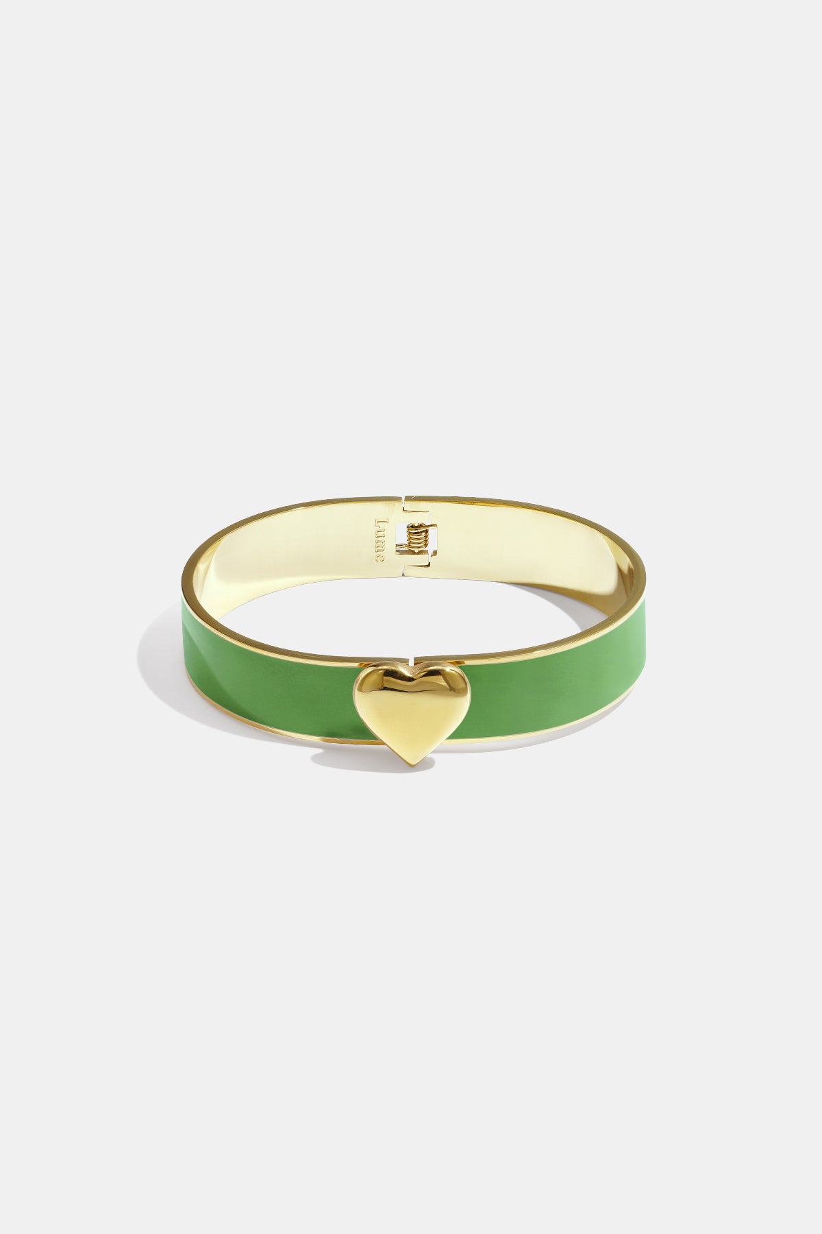 Kleurrijke hartvormige armbanden van roestvrij staal - 1,3 cm