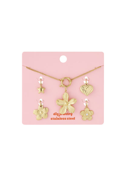 DIY bloemenketting