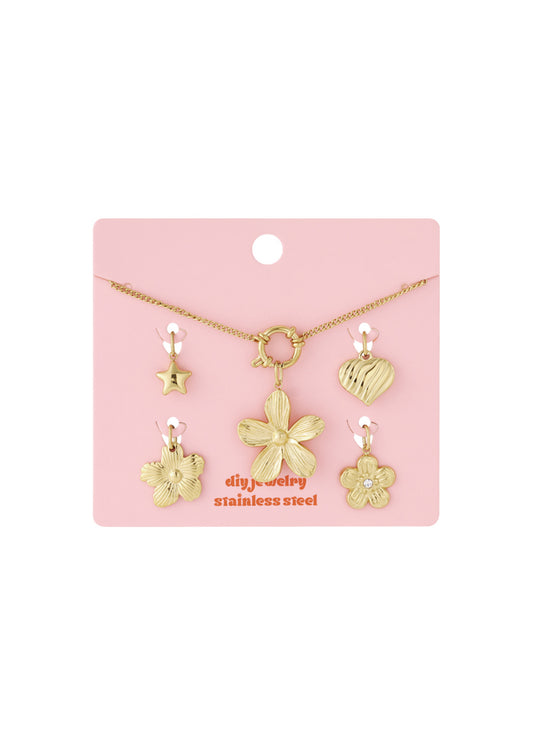 DIY bloemenketting