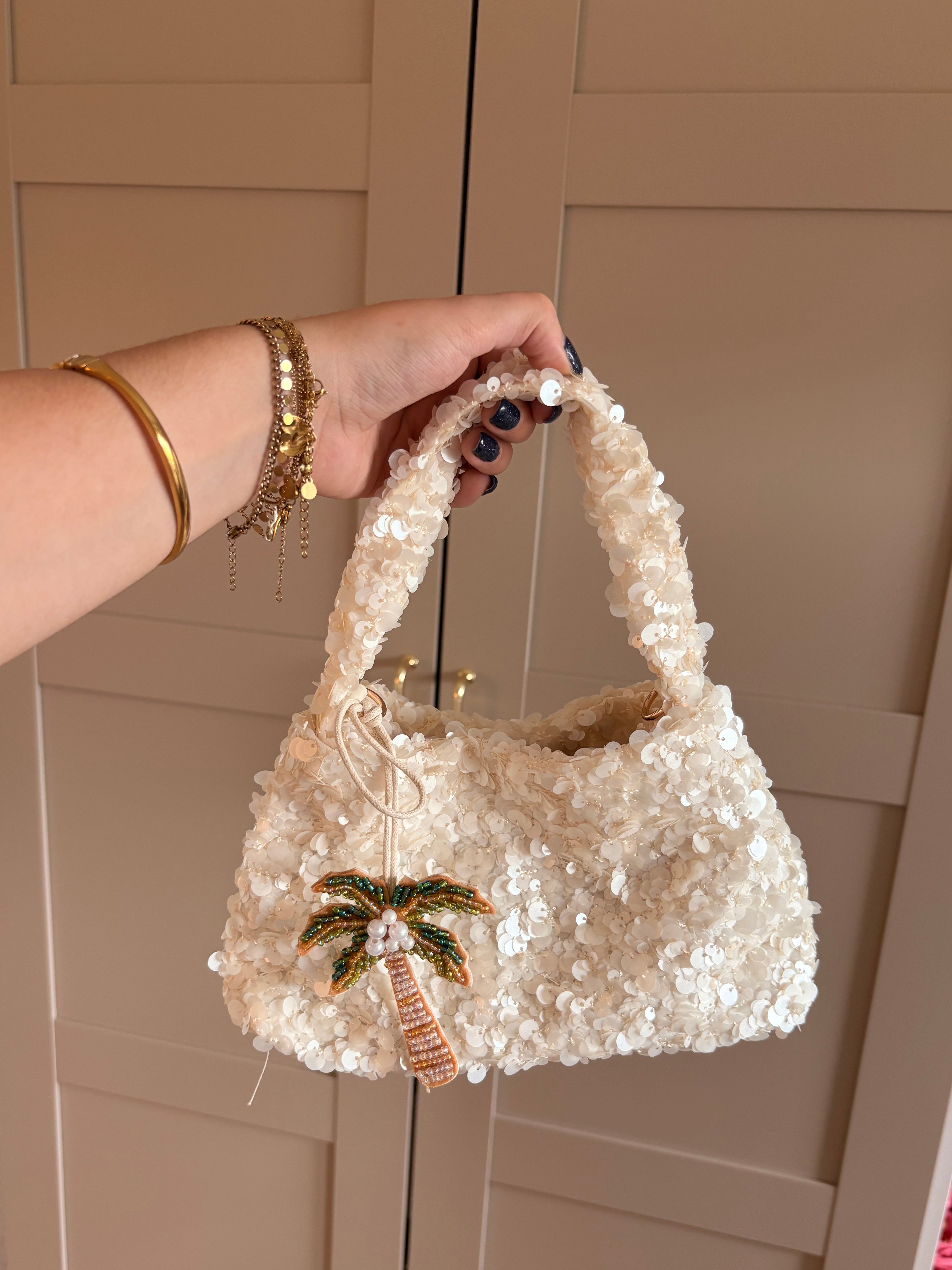 Pearl Palm Mini Bag