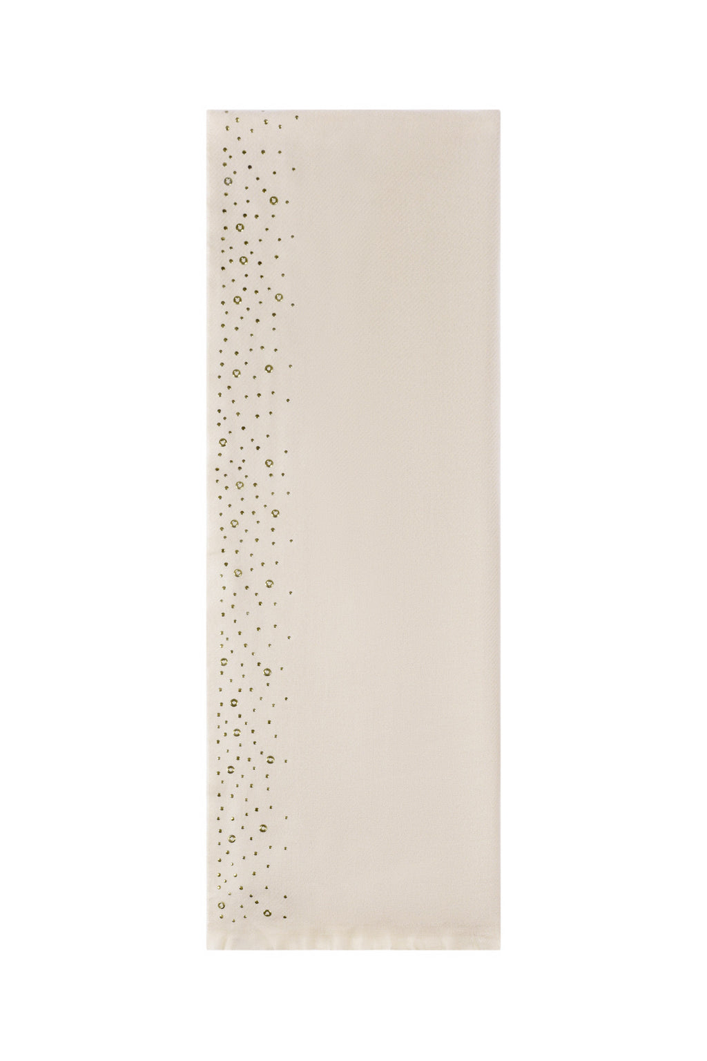 Wintersjaal met steentjes