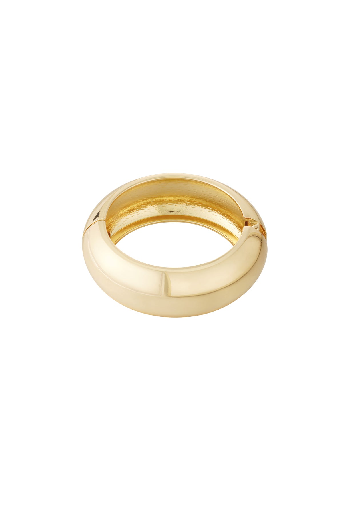 Solide glanzende armband