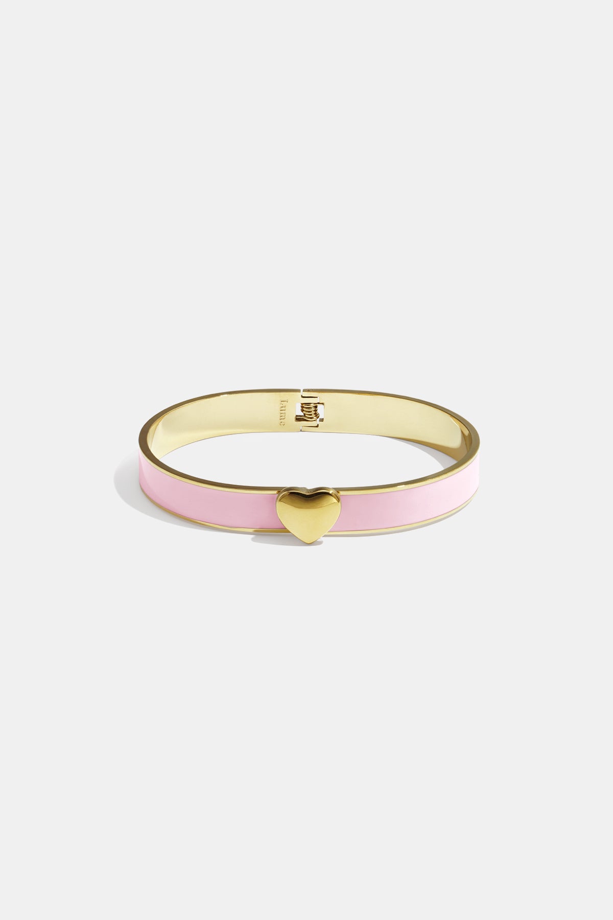 Kleurrijke hartvormige armbanden van roestvrij staal - 0,9 cm