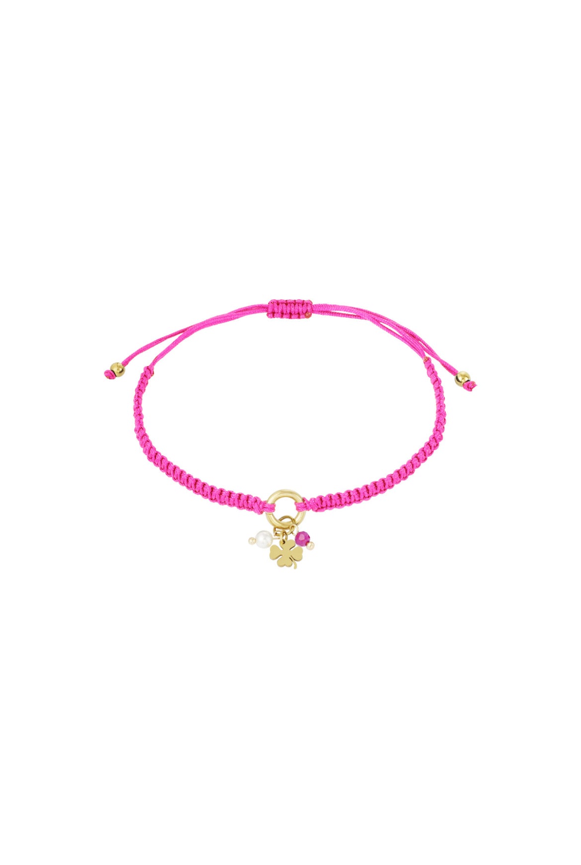 Armband lucky fortune - fuchsia