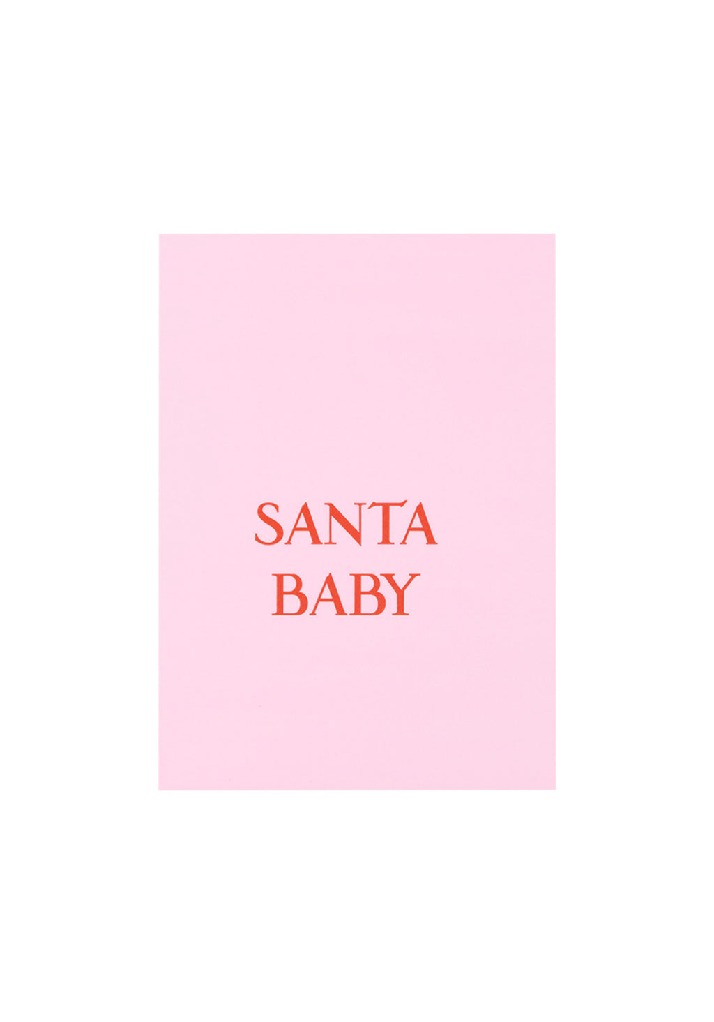 Santa baby kaart