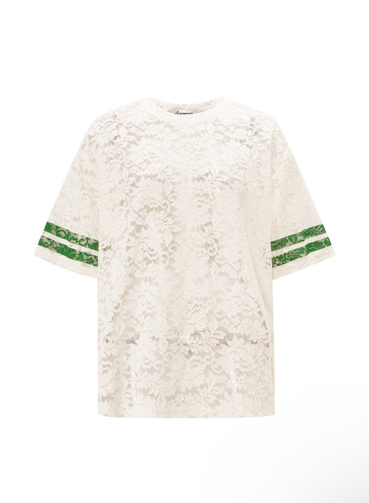 Lace jersey