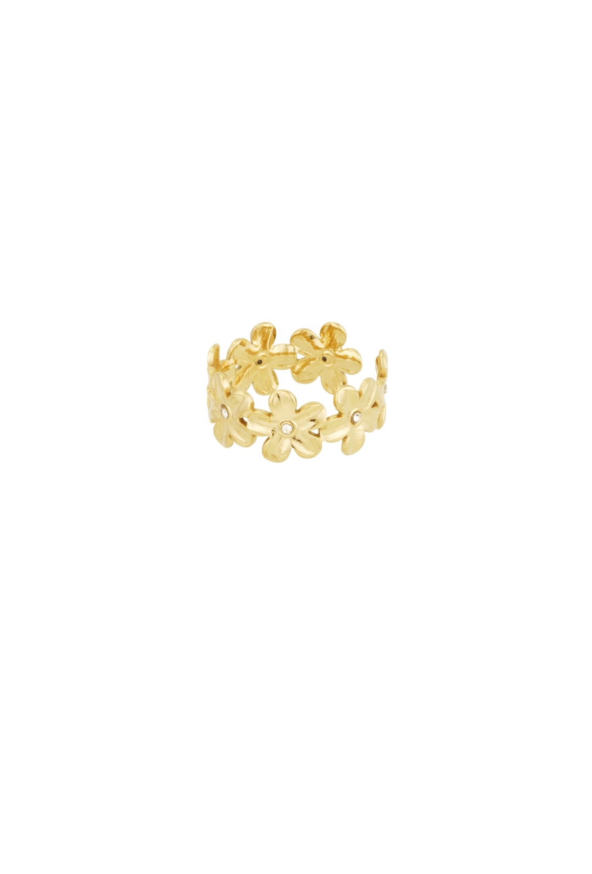 Infinite flowers ring - goud