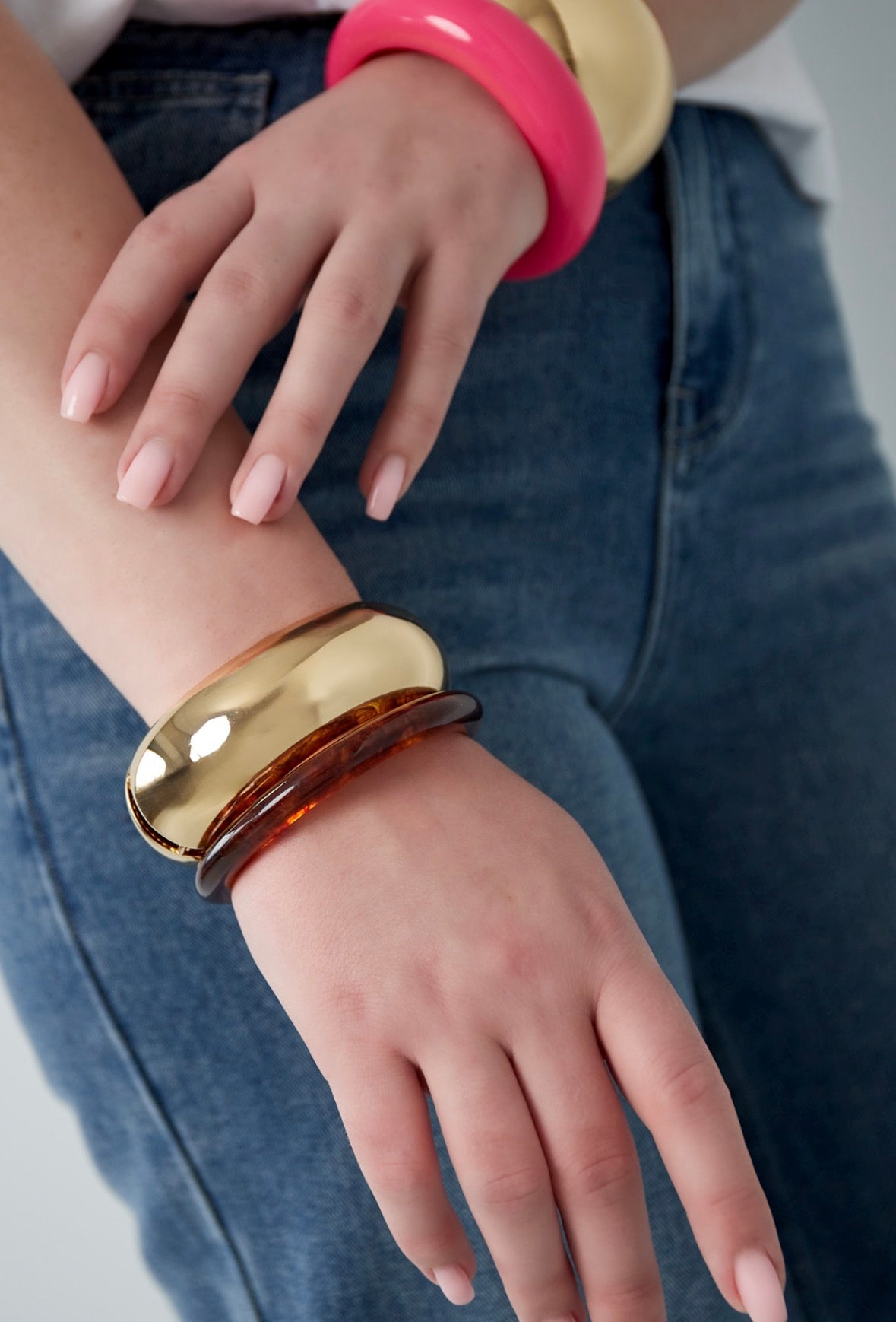 Solide glanzende armband (PRE-ORDER)