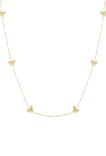 Lange ketting met strikken