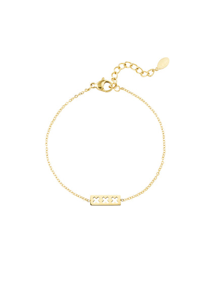 Trio X armband