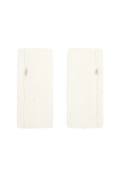 Handschoenen met gat - wit