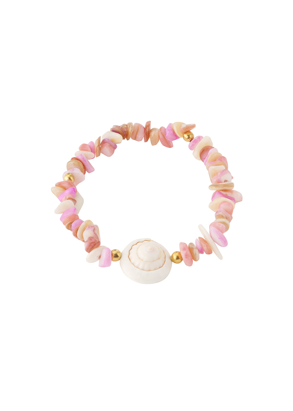 Armband met zonsondergangschelpen