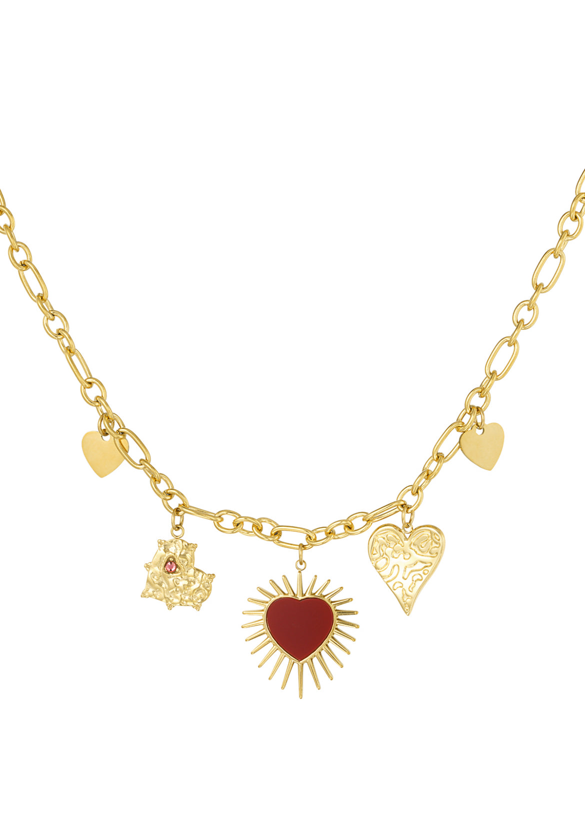 Endless hearts ketting