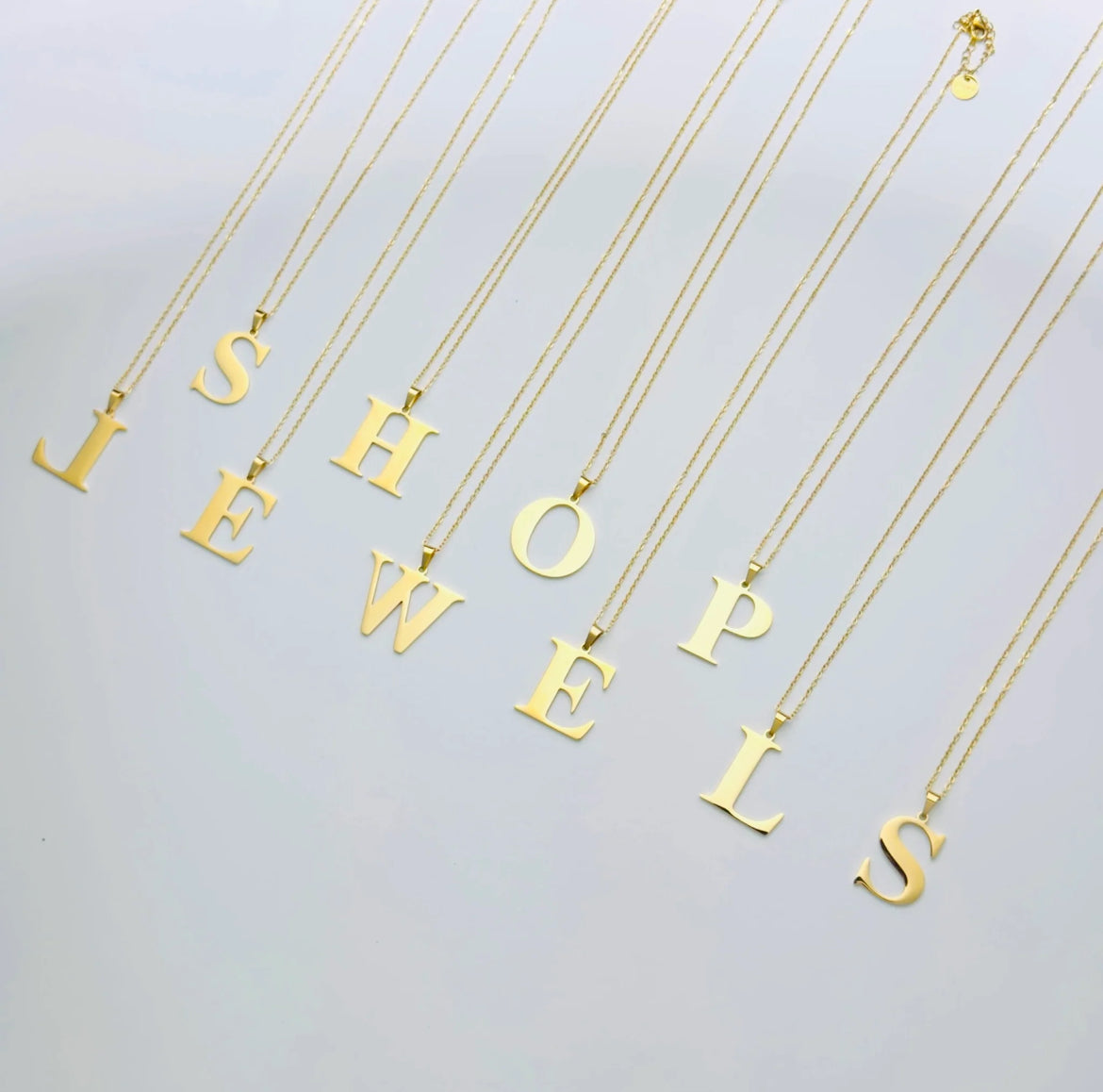 Initial Necklace - Gold