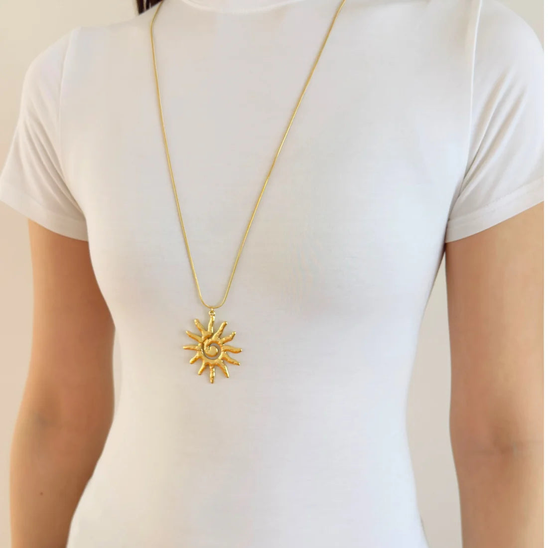 Sunflare Gold Necklace