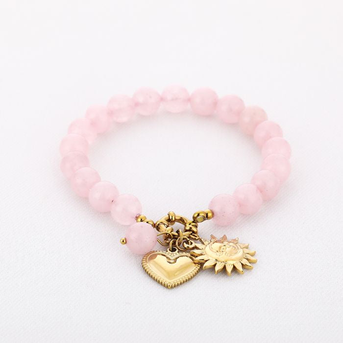Kralen armband met bedels