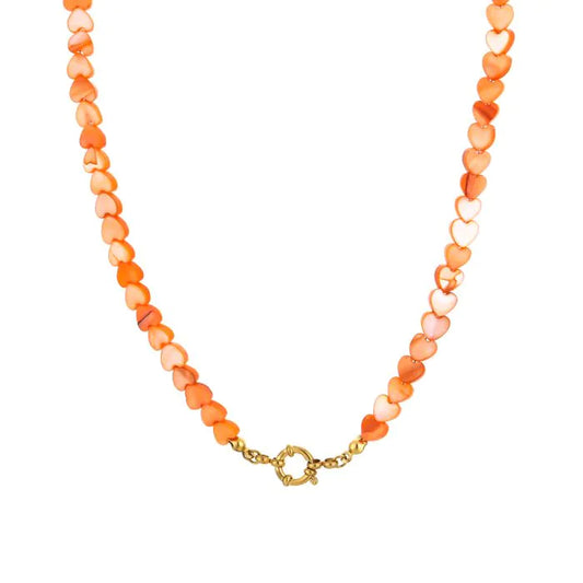 Zomer hartjes ketting