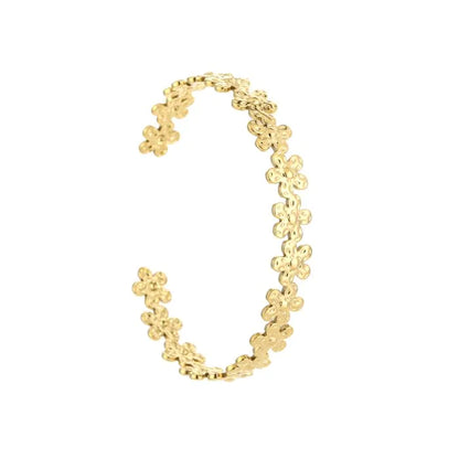 Bloemetjes bangle armband