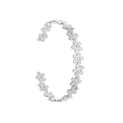 Bloemetjes bangle armband