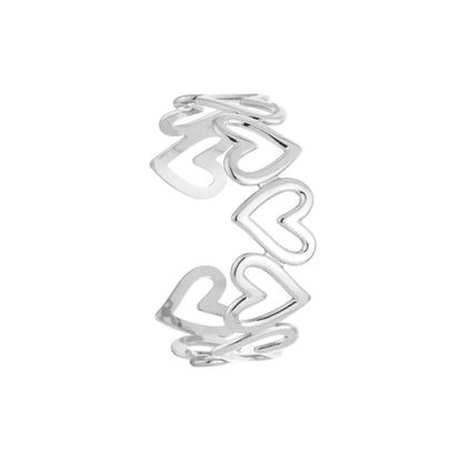 Hartjes bangle armband