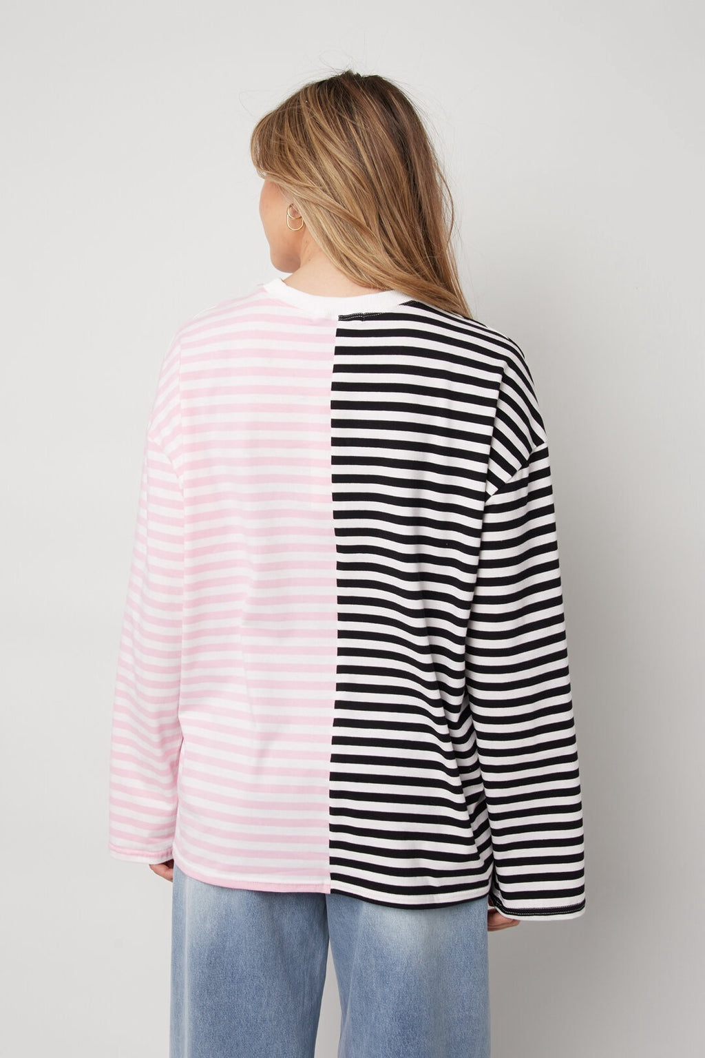 Gestreept shirt met lange mouwen