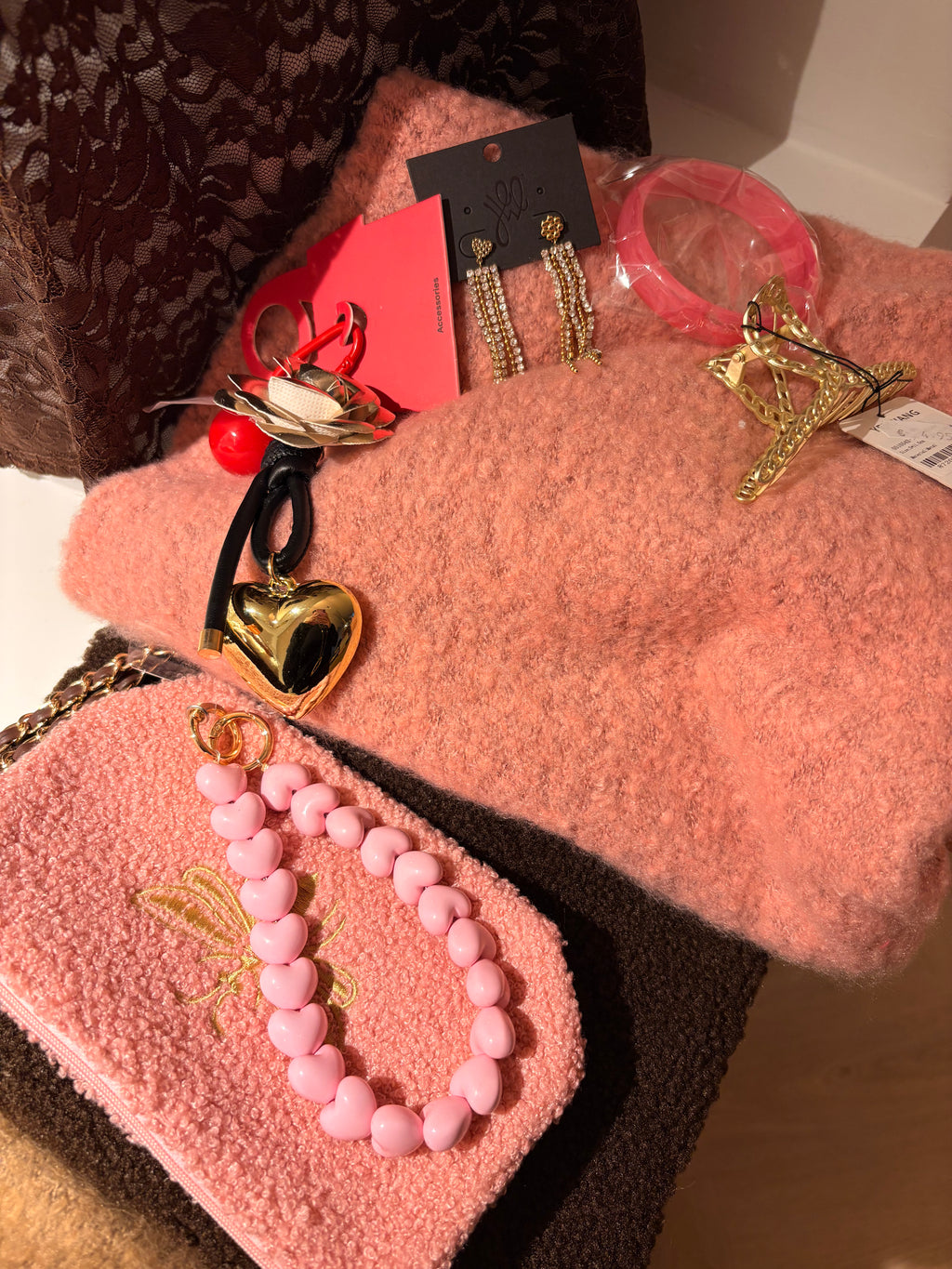 Surprise box accessoires roze