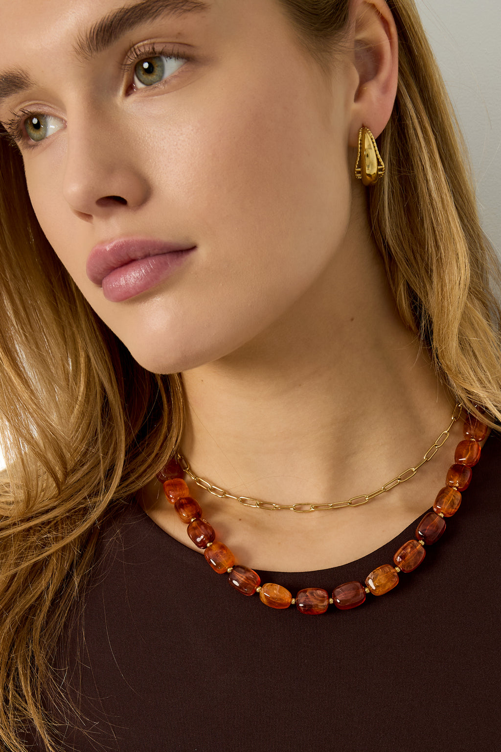 Acryl kralenkettingen Kralen Retro Daily Classic-serie Damessieraden