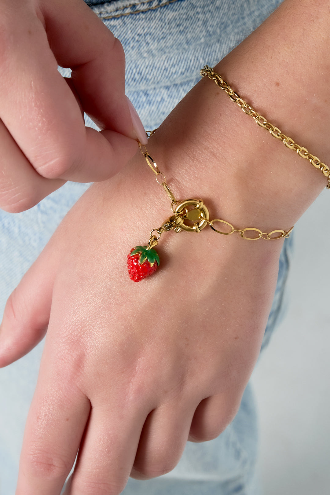 Roestvrijstalen kettingarmbanden, ketting DIY, dagelijkse eenvoudige serie, damessieraden